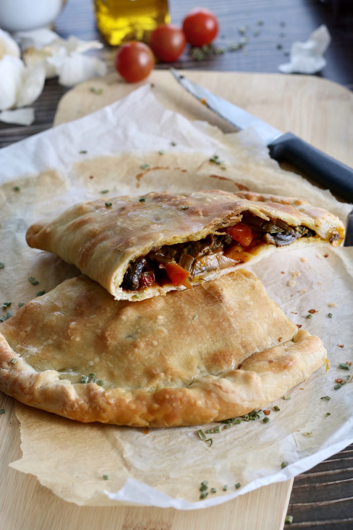 Calzone aux champignons