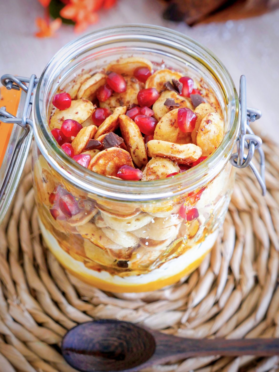 Pancakes céréales à la banane