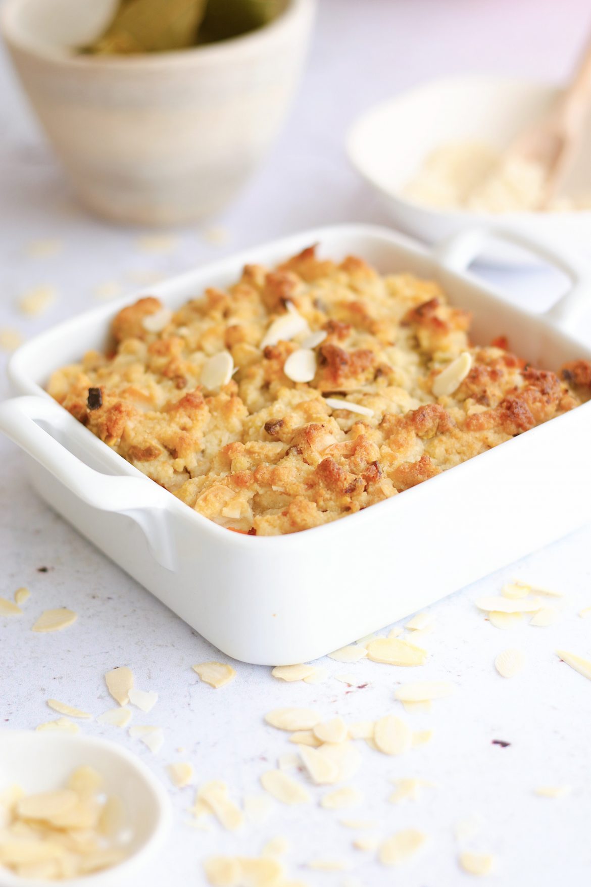 crumble de giraumon au crabe