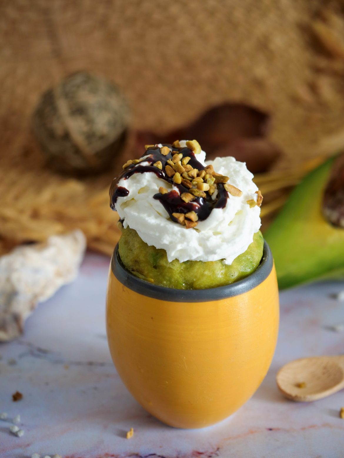 mug cake à l'avocat