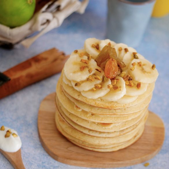 pancakes au fromage blanc healthy