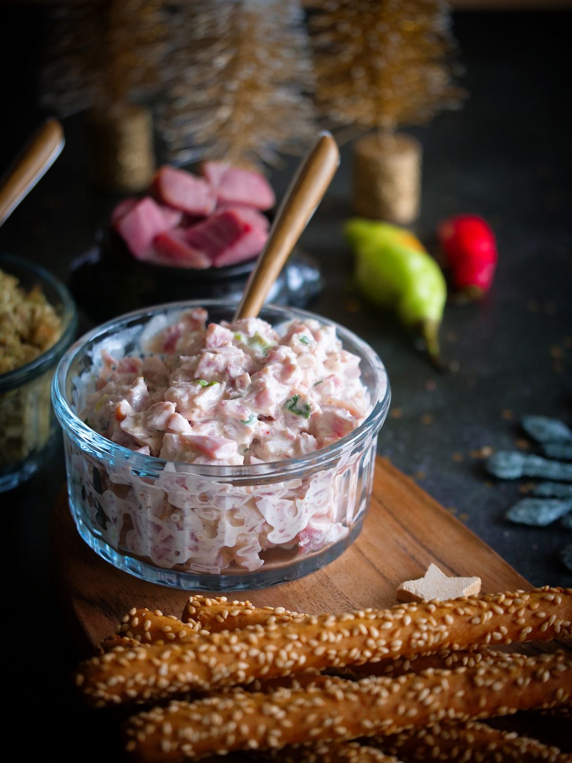 Rillettes de jambon de Noël créole