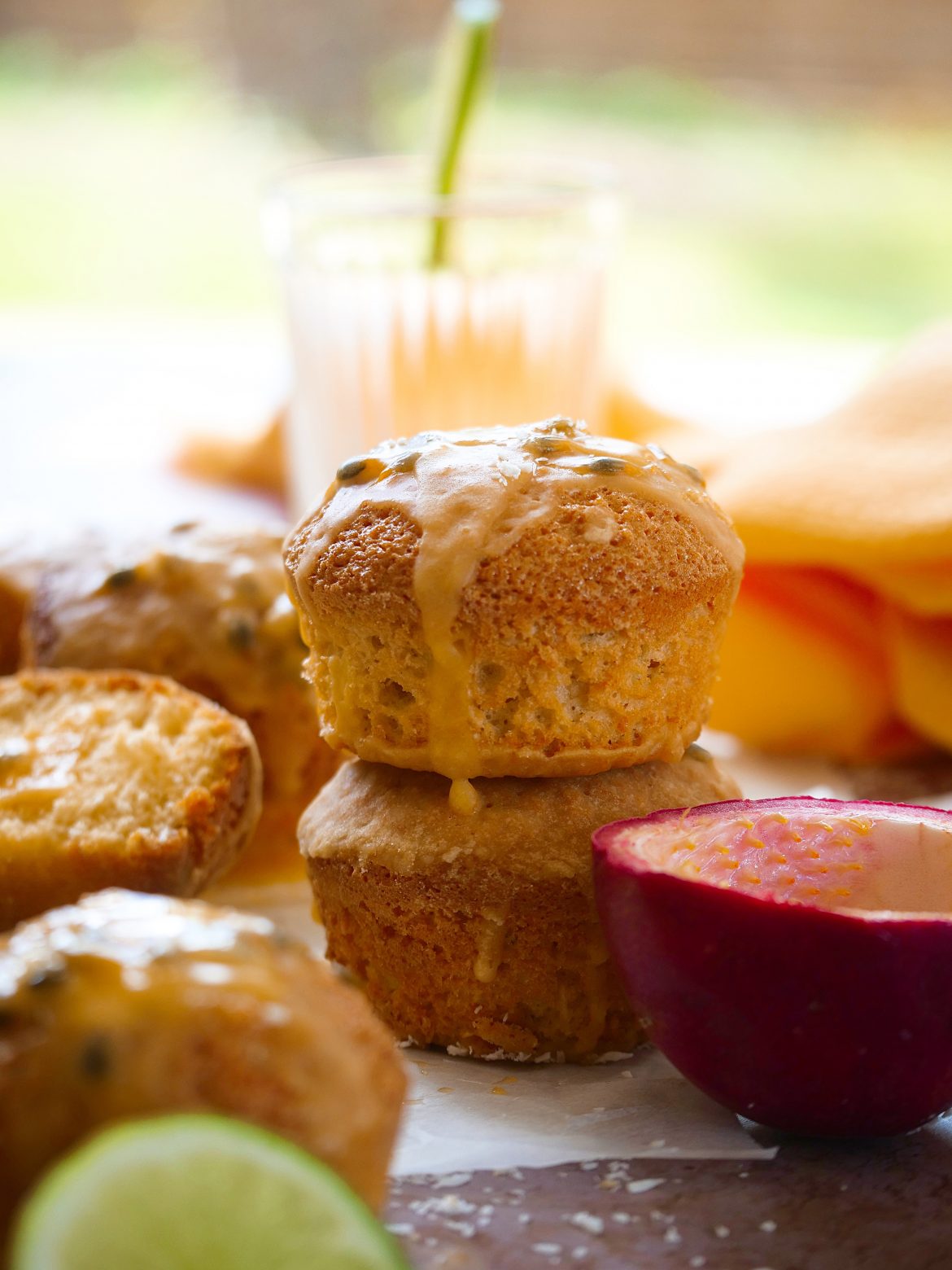 Petits gâteaux coco citron vert