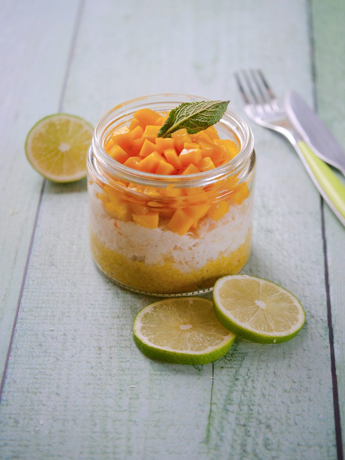 Tartare de crabe féroce d'avocat mangue